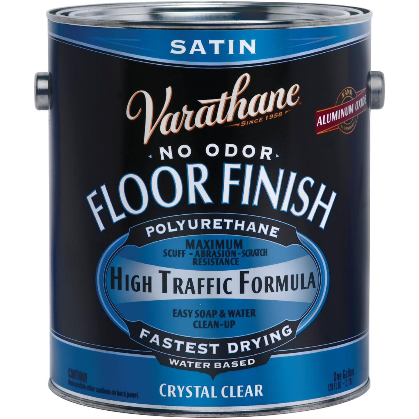 Varathane Satin Water-Based Diamond Floor Finish, Gallon Image 1