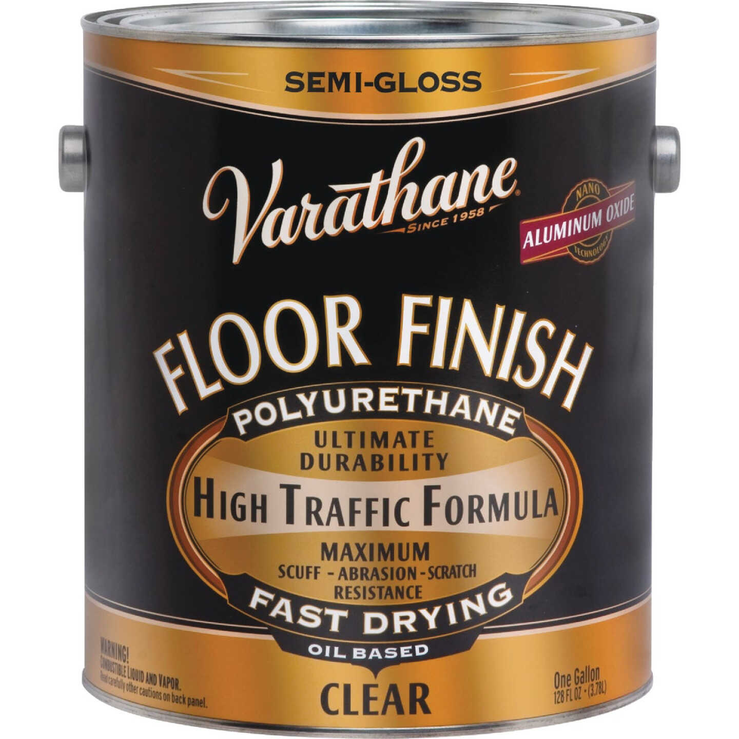 Varathane Premium Oil-Based Clear Semi Gloss Floor Finish, Gallon Image 2