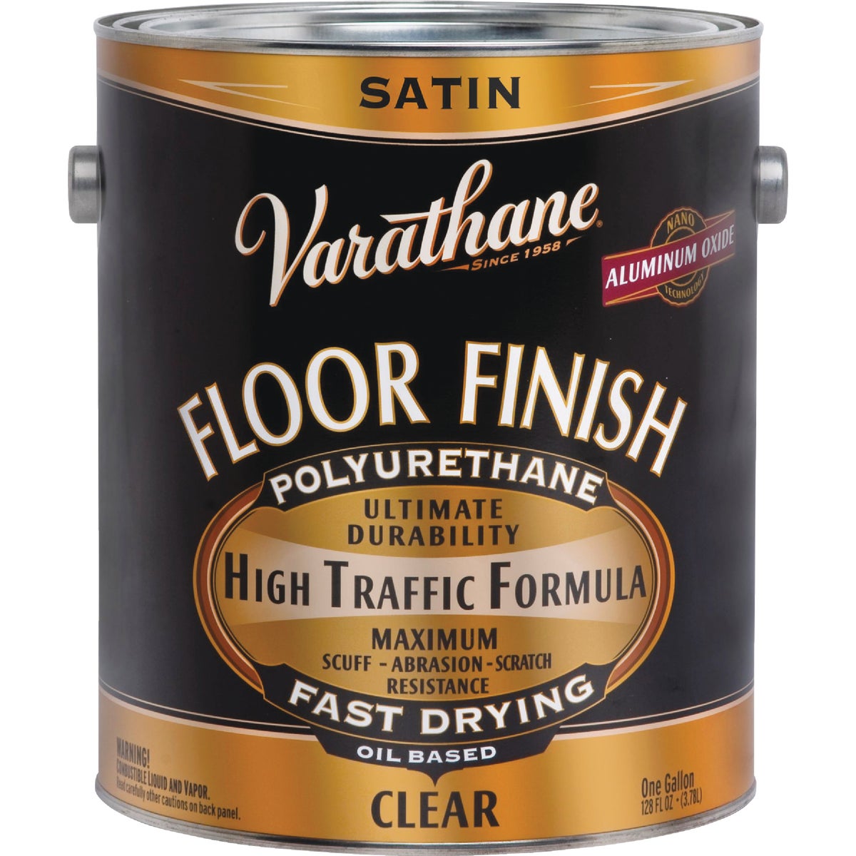 Varathane Premium Oil-Based Clear Satin Floor Finish, Gallon Image 2