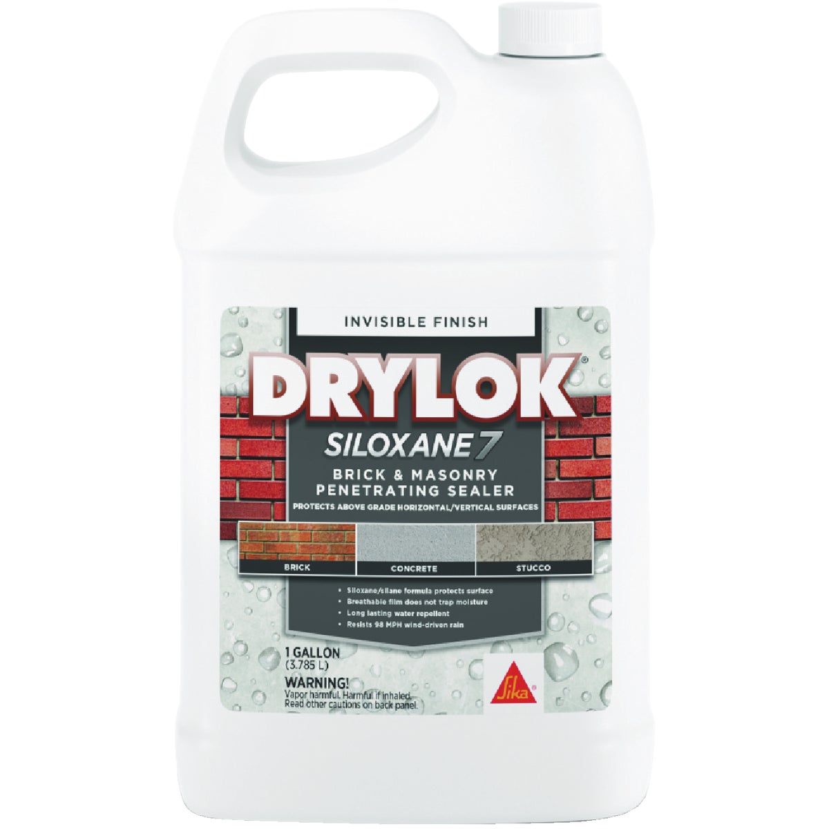 Drylok Siloxane 7 Brick & Masonry Penetrating Sealer, 1 Gal.