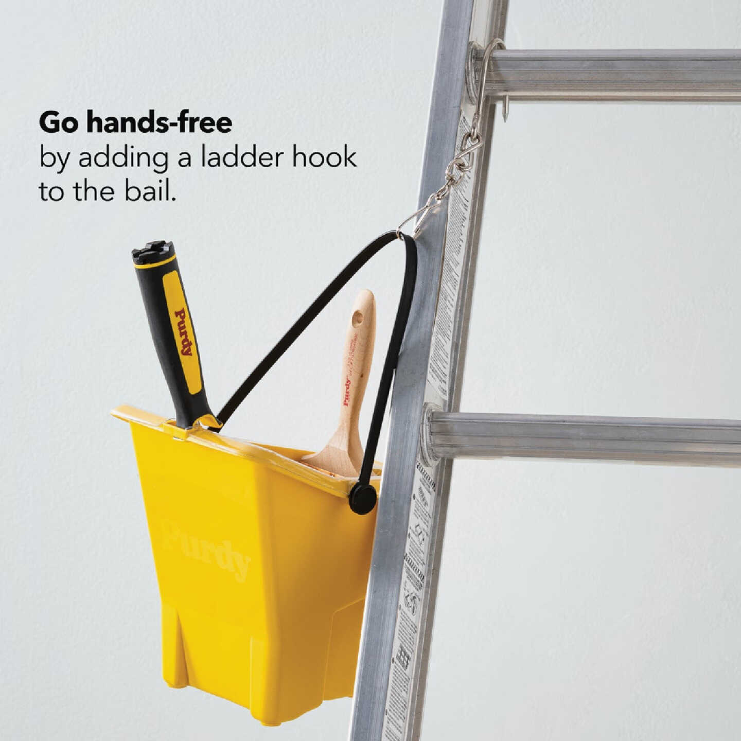 Purdy 1 Qt. Yellow Painter's Pail Image 4