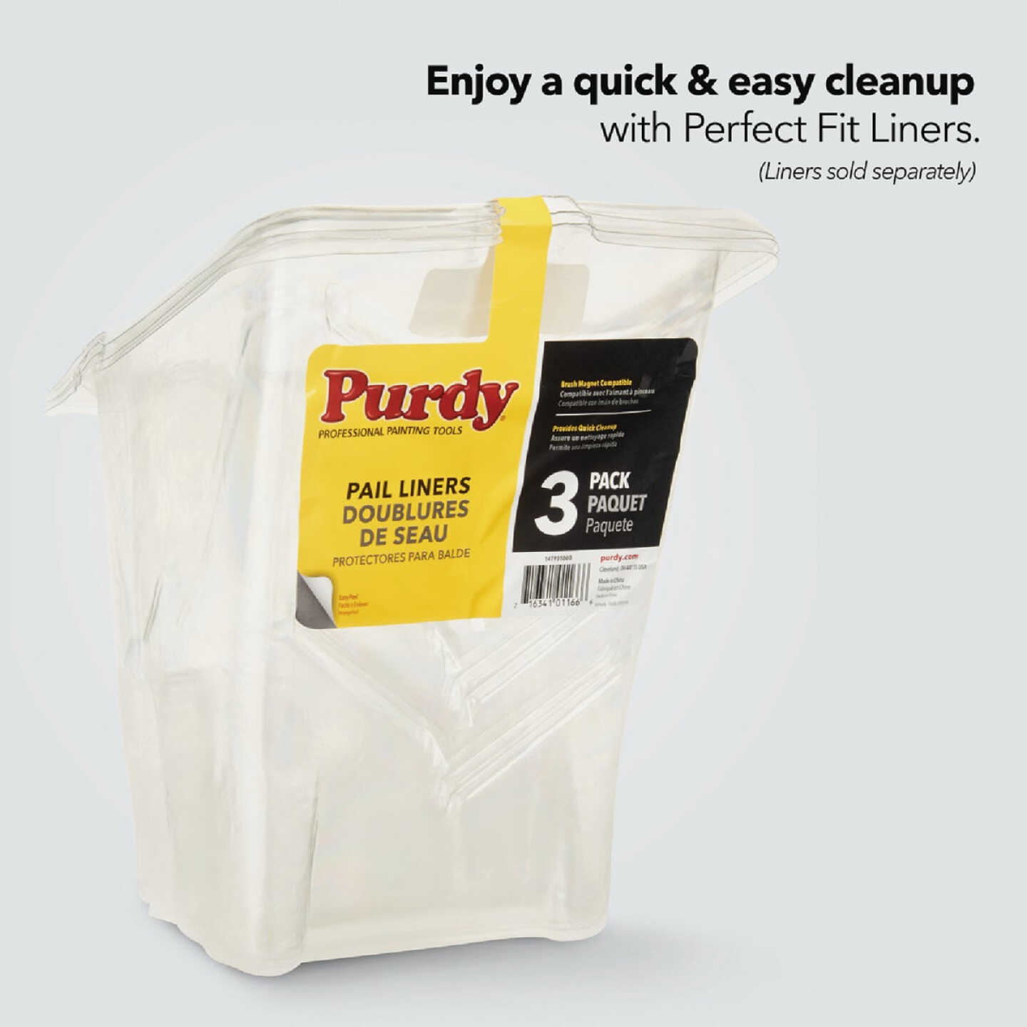 Purdy 1 Qt. Yellow Painter's Pail Image 3