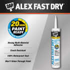 Dap Alex Fast Dry 10.1 Oz. White Siliconized Acrylic Latex Caulk Image 6