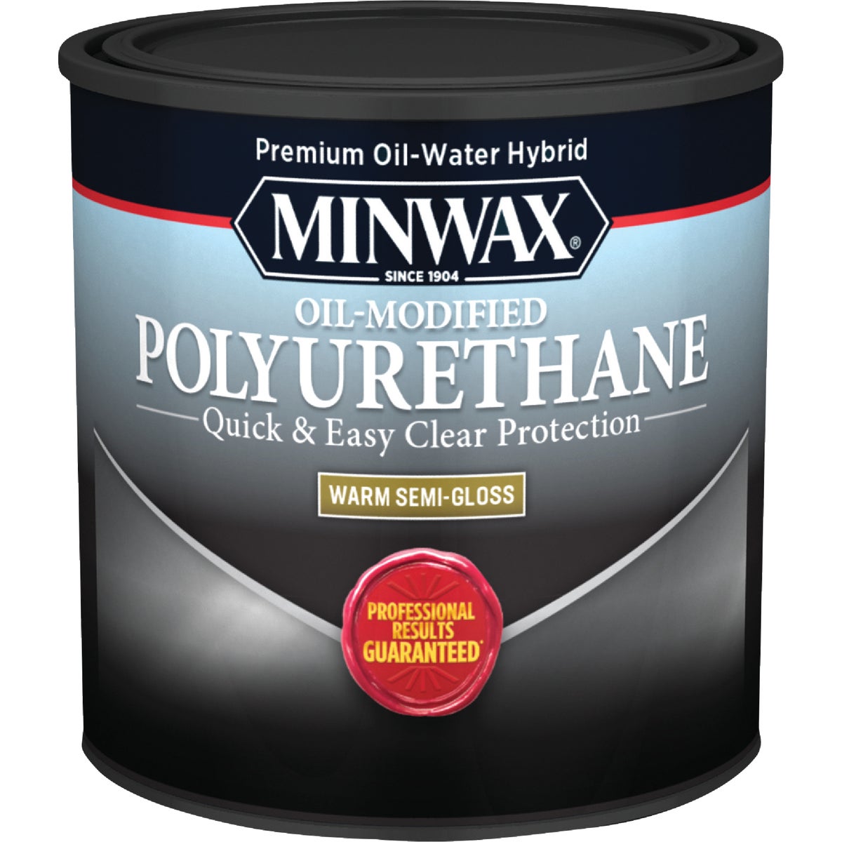 Minwax Semi-Gloss Water Based Oil-Modified Interior Polyurethane, 1/2 Pt.