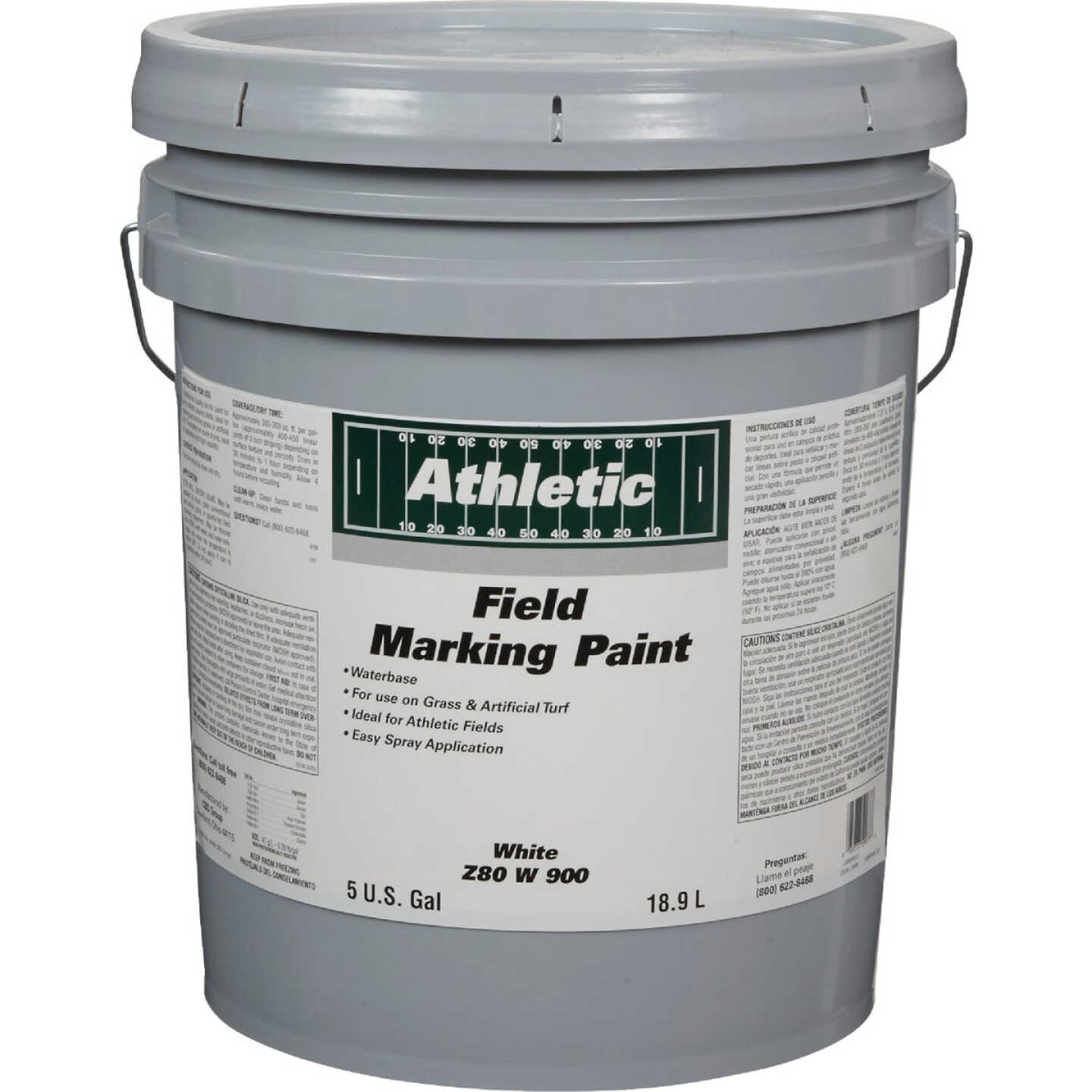 Field Marking Paint White 5 Gal. Acrylic Flat Field Marking Paint Image 1