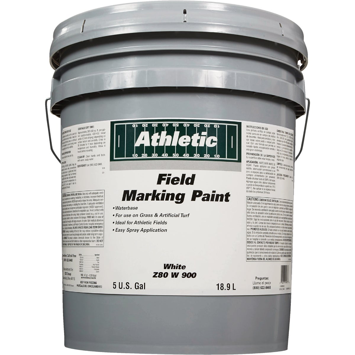 Field Marking Paint White 5 Gal. Acrylic Flat Field Marking Paint Image 2