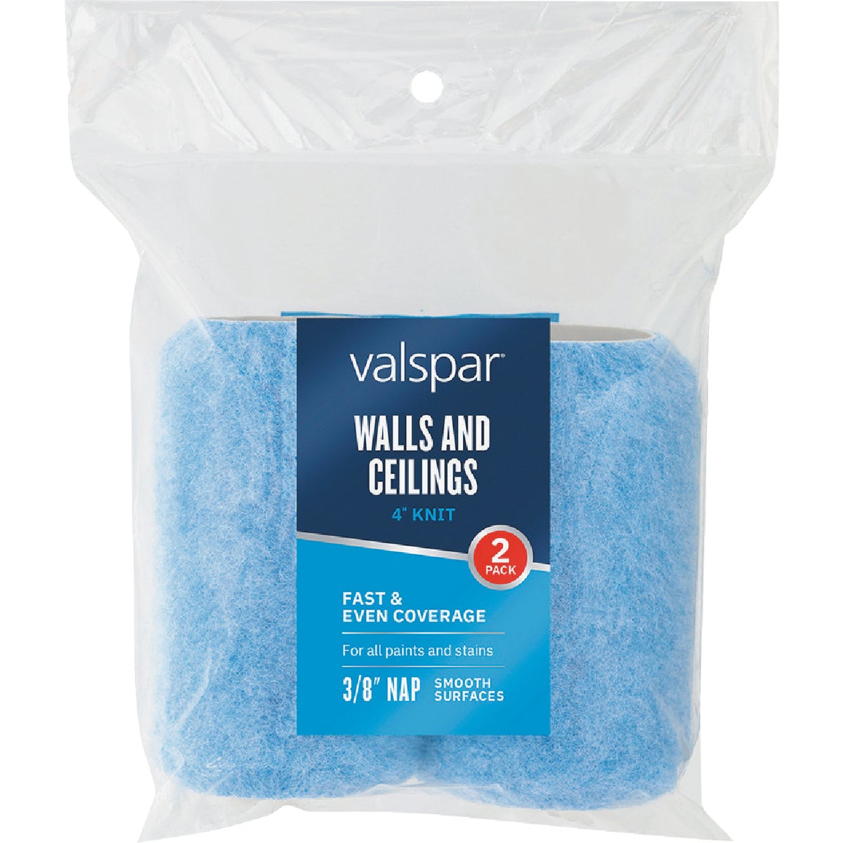 Valspar 4 In. Knit Walls and Ceiling Roller Covers (2-Pack) Image 1