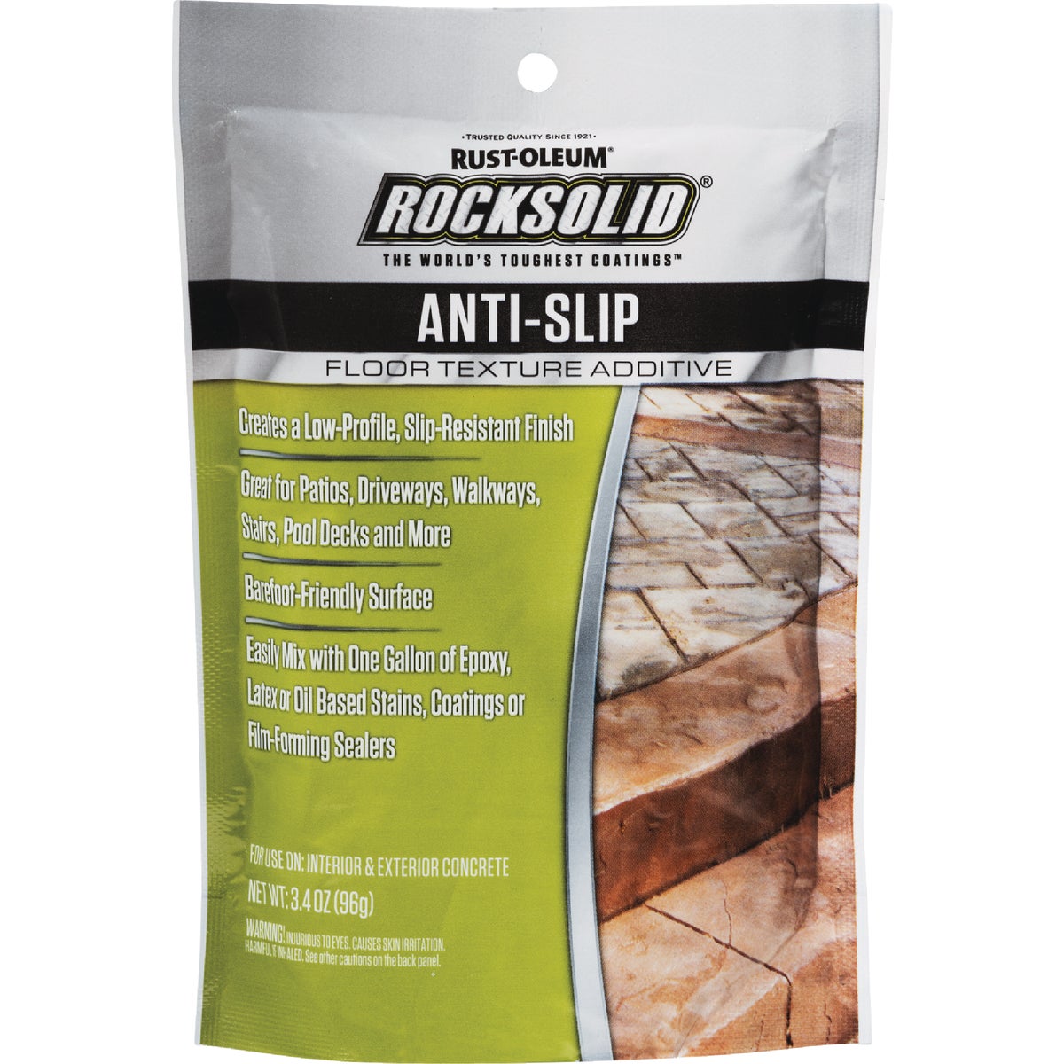 Rust-Oleum RockSolid Anti-Slip Floor Texture Additive, 3.4 Oz.