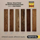 Minwax Wood Finish Penetrating Stain, Dark Walnut, 1/2 Pt. Image 2