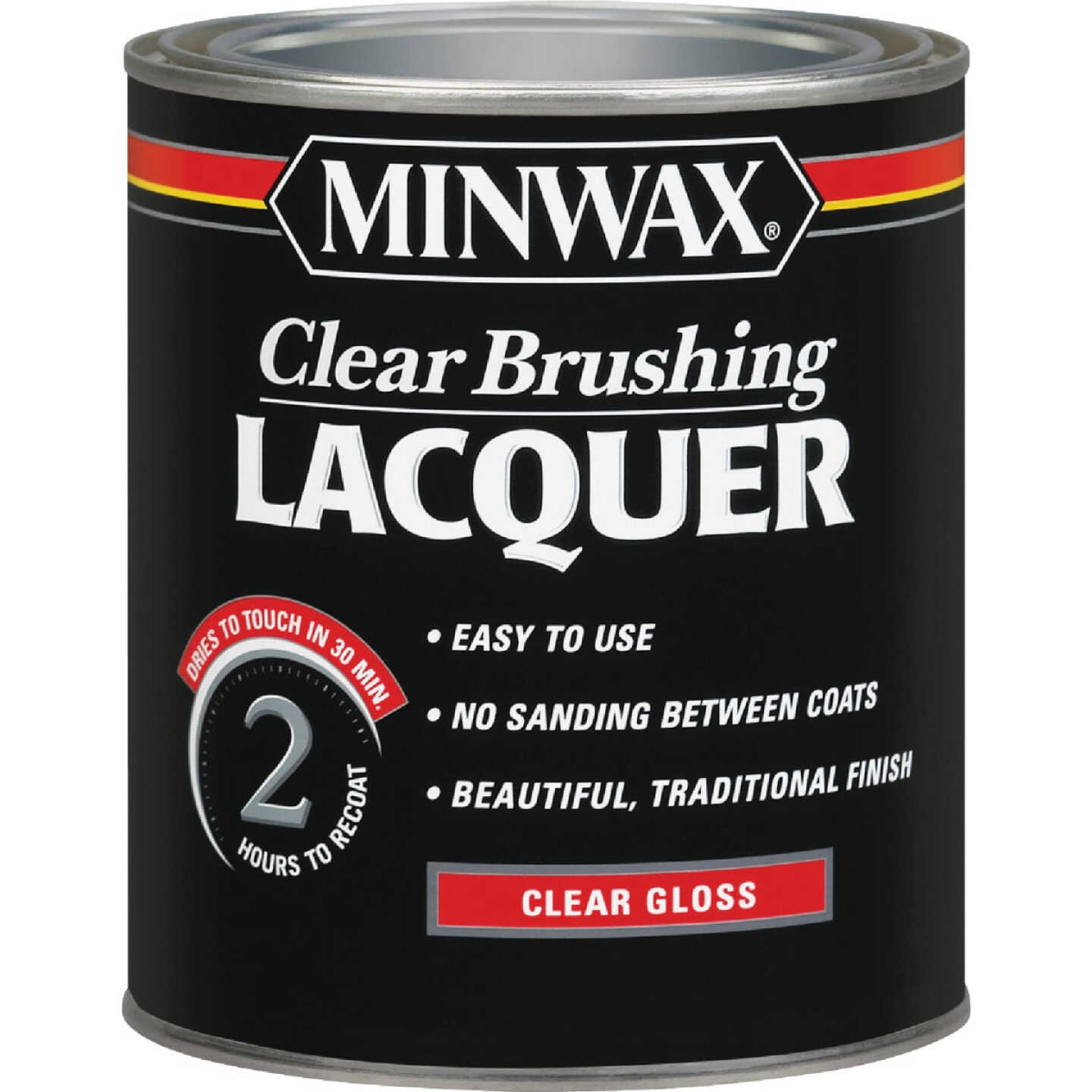 Minwax Gloss Clear Brushing Lacquer, 1 Qt. Image 1