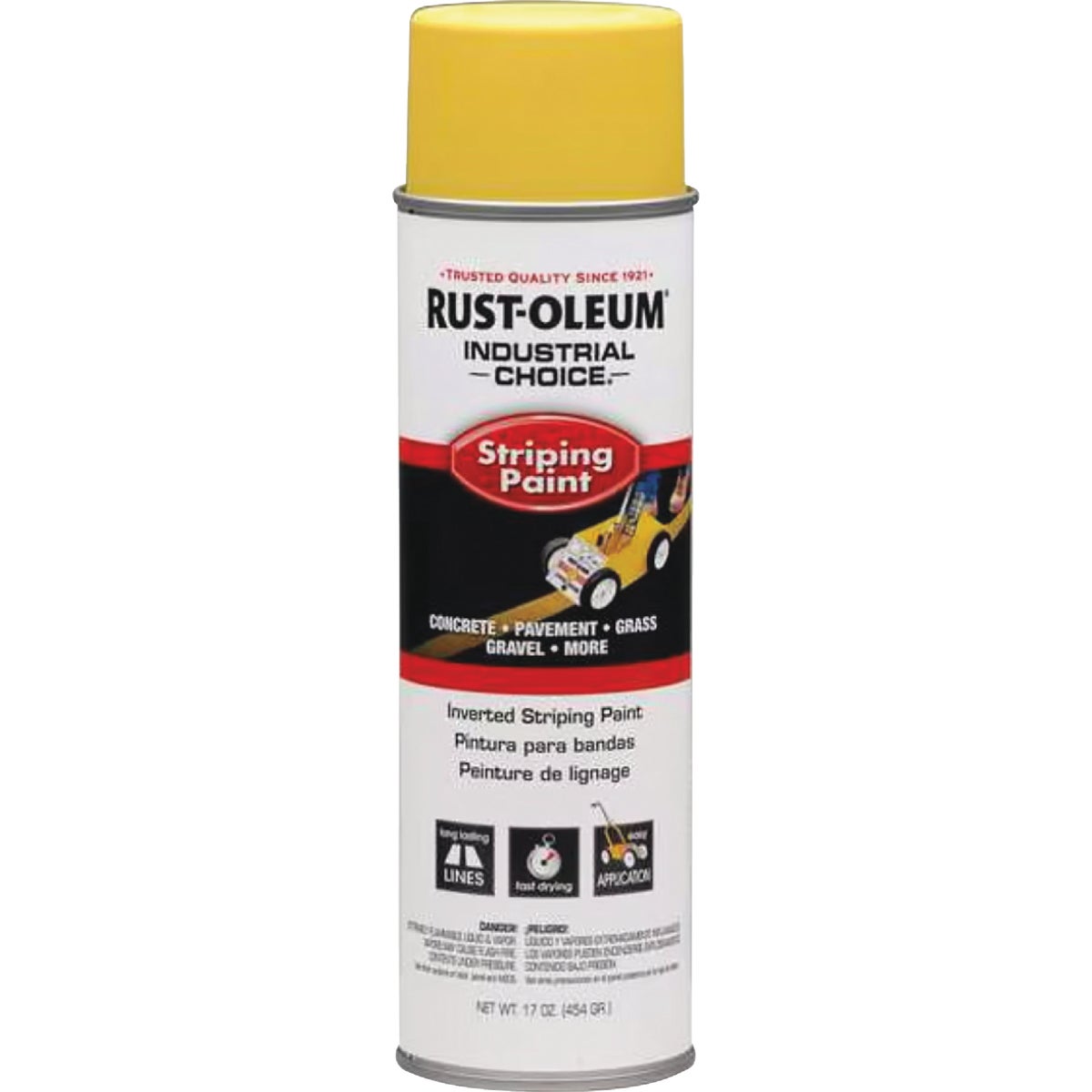 Rust-Oleum Industrial Choice Yellow 17 Oz. Striping Paint  Image 3