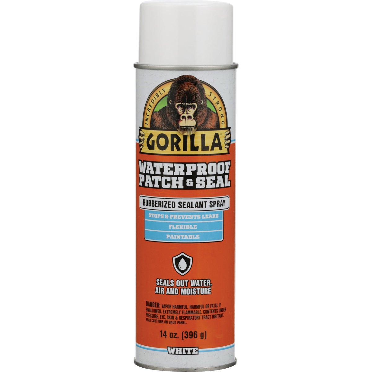 Gorilla 14 Oz. White Waterproof Patch & Seal Spray