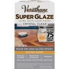 Varathane 1 Qt. Super Glaze Pour-On High Gloss Crystal Clear Epoxy Resin Image 2