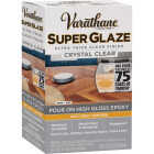 Varathane 1 Qt. Super Glaze Pour-On High Gloss Crystal Clear Epoxy Resin Image 3
