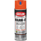 Krylon Mark-It 730608 Industrial SB APWA Bright Orange Inverted Marking Paint Image 5