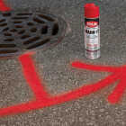 Krylon Mark-It 731308 Industrial WB APWA Brilliant Red Inverted Marking Paint Image 2
