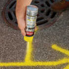 Krylon Mark-It 731708 Industrial WB APWA Utility Yellow Inverted Marking Paint Image 4