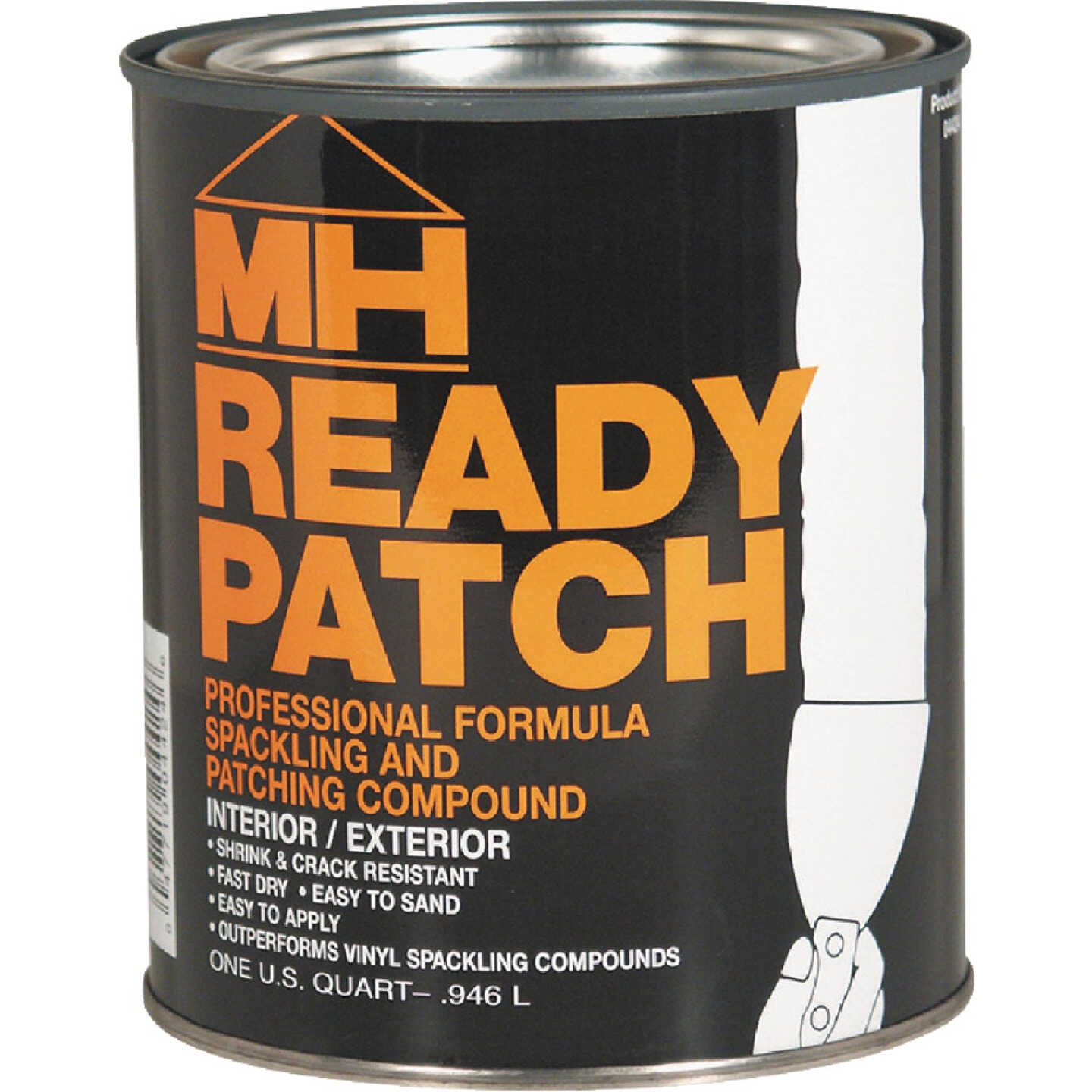 Zinsser Ready Patch 1 Qt. Off-White Professional Spackling & Patching Compound Image 2