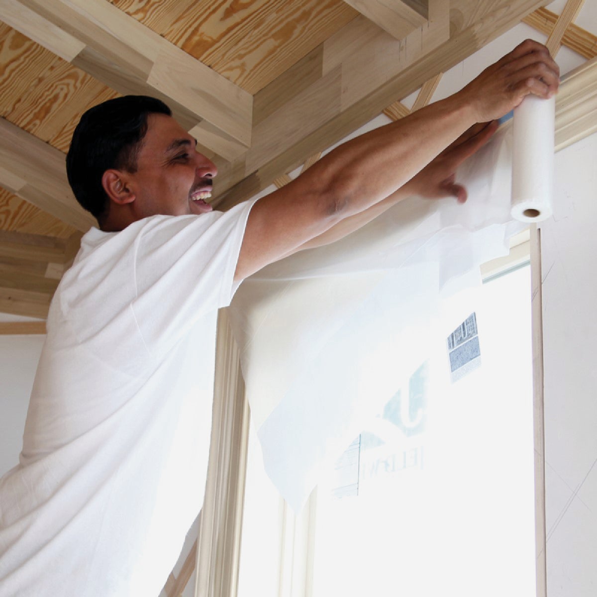 Trimaco Easy Mask 2.4m x 22m Tape & Drape with PerfectEdge Tape Image 4