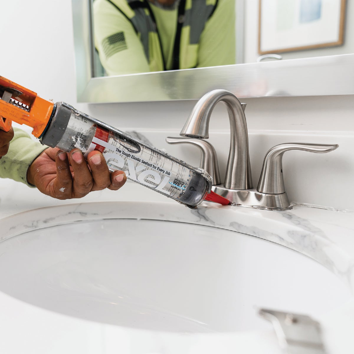 Sashco Lexel 5 Oz. Caulk Polymer Sealant, Clear Image 2