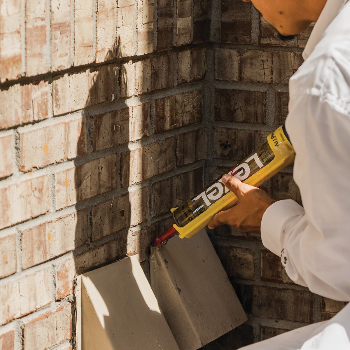 Sashco Lexel 5 Oz. Caulk Polymer Sealant, Bright White Image 6