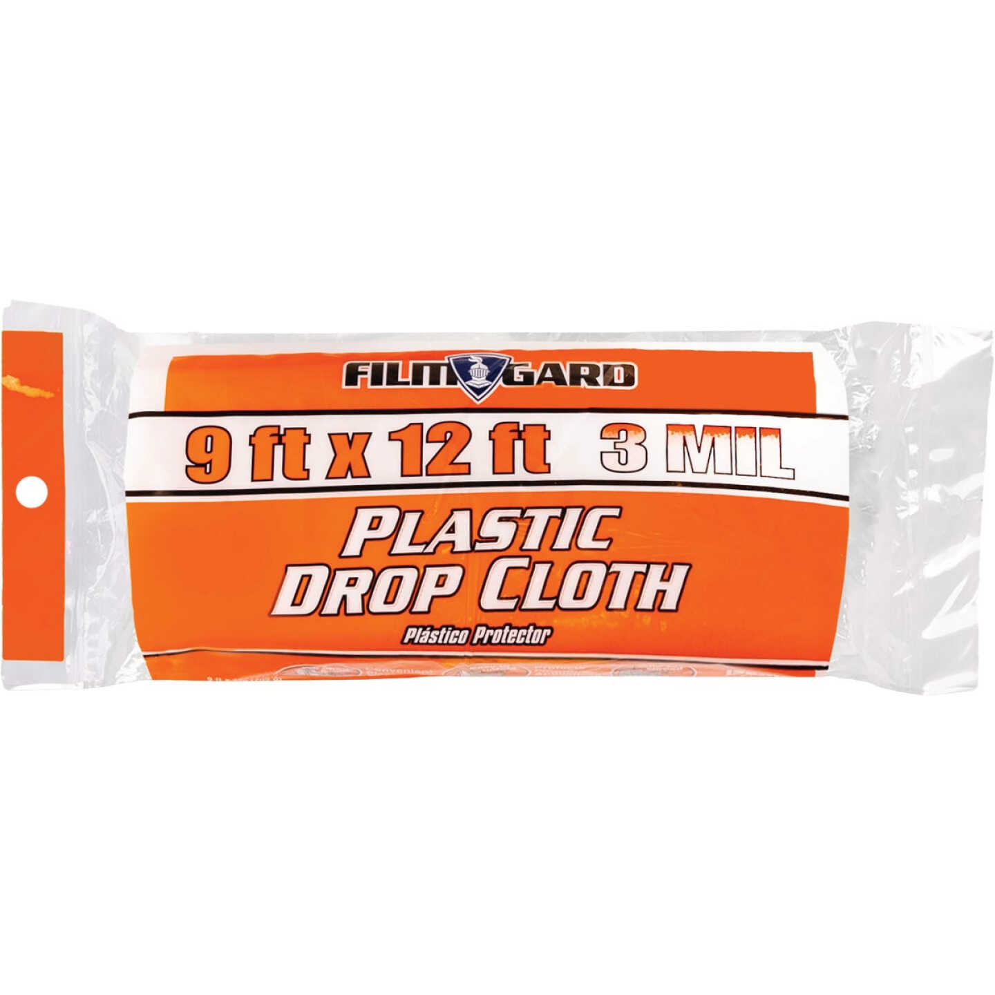 Film-Gard 9 In. x 12 Ft. Extra Heavy-Duty Plastic Drop Cloth Image 1