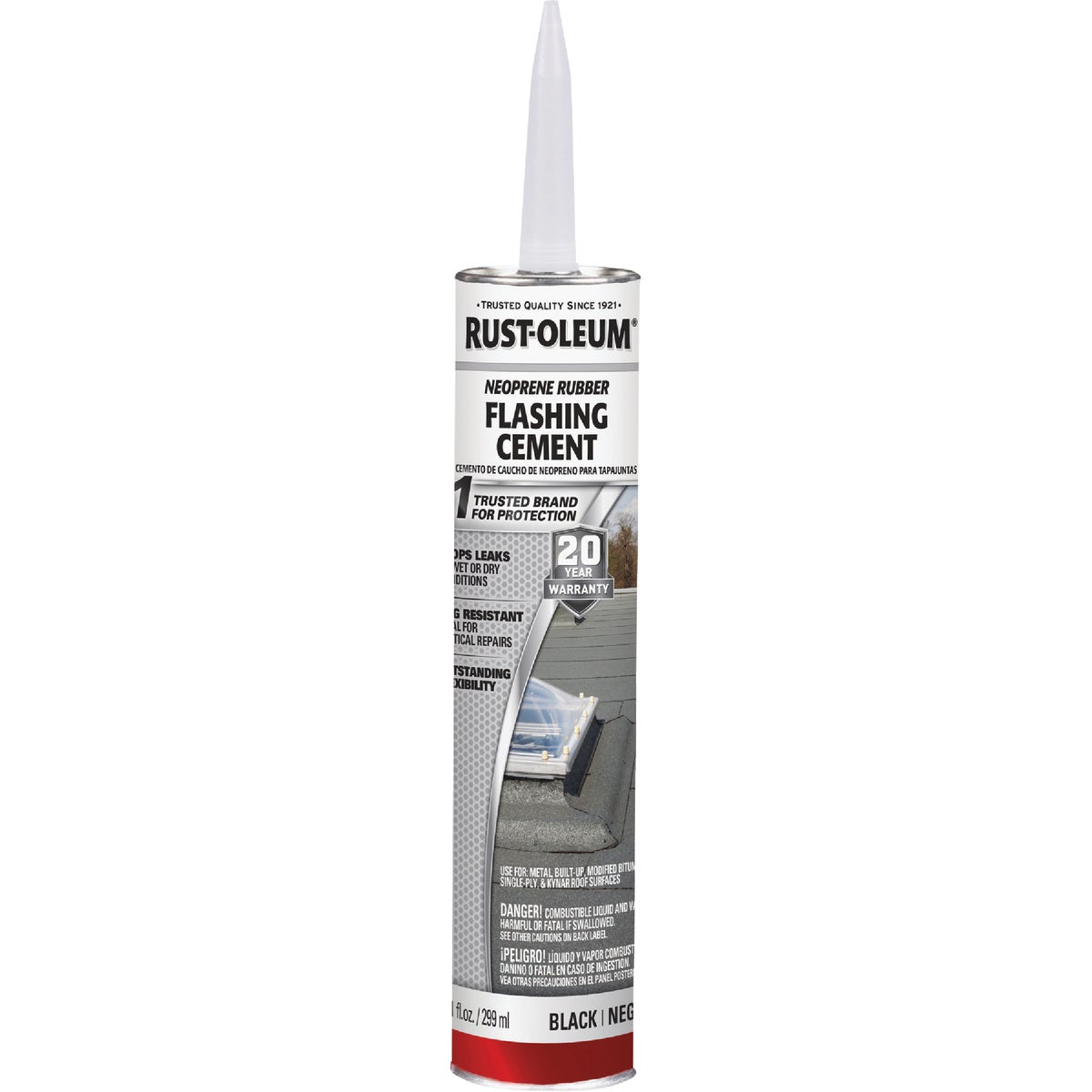Rust-Oleum 10.1 Oz. Black Neoprene Rubber Flashing Cement Image 2