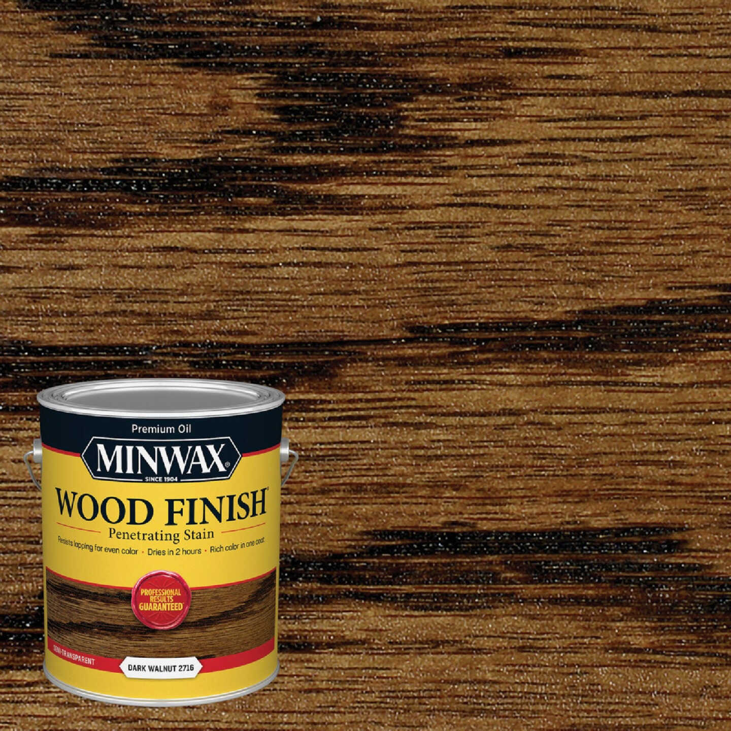 Minwax Wood Finish VOC Penetrating Stain, Dark Walnut, 1 Gal. Image 1
