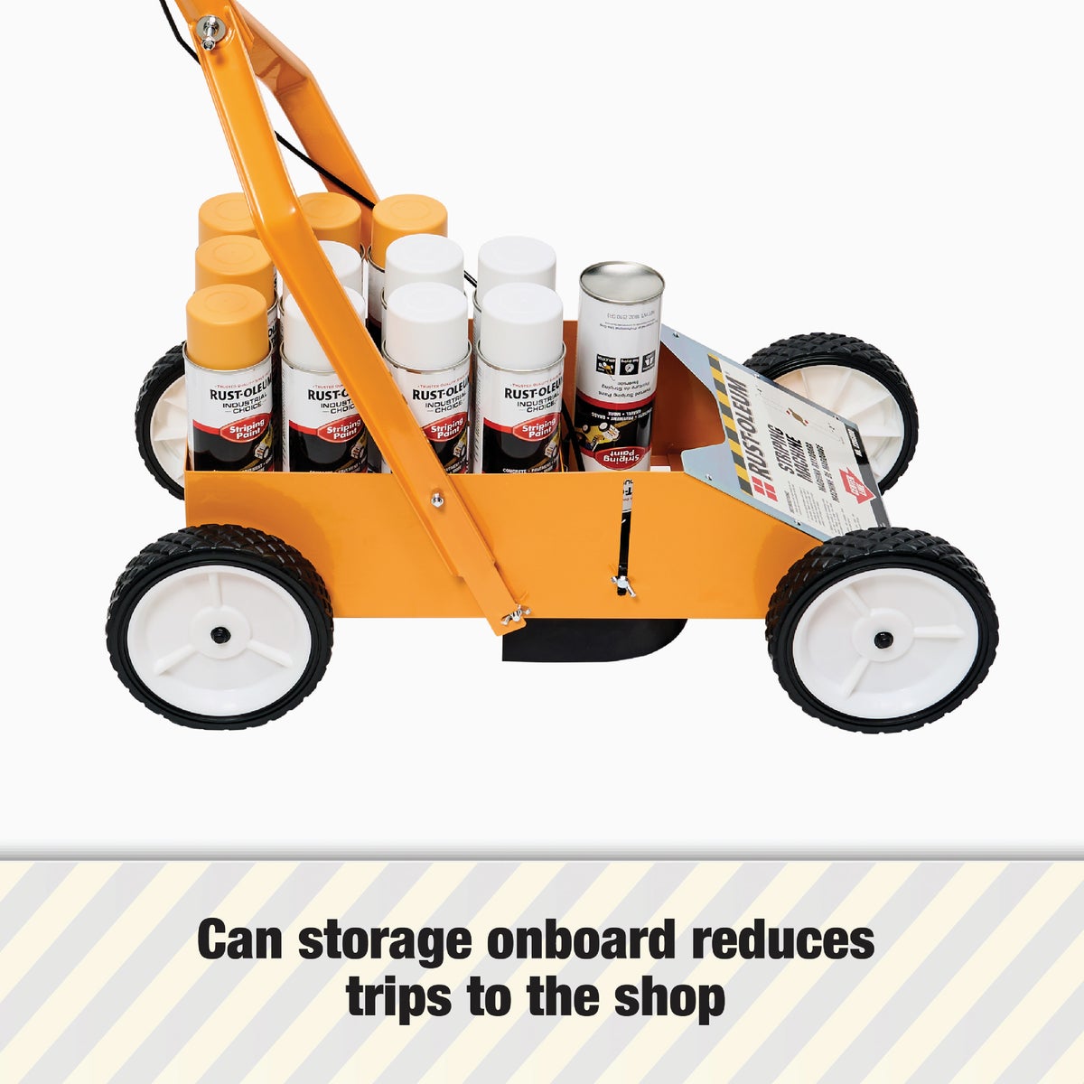 Rust-Oleum Aerosol T-tip Striping Paints Striping Machine Image 7