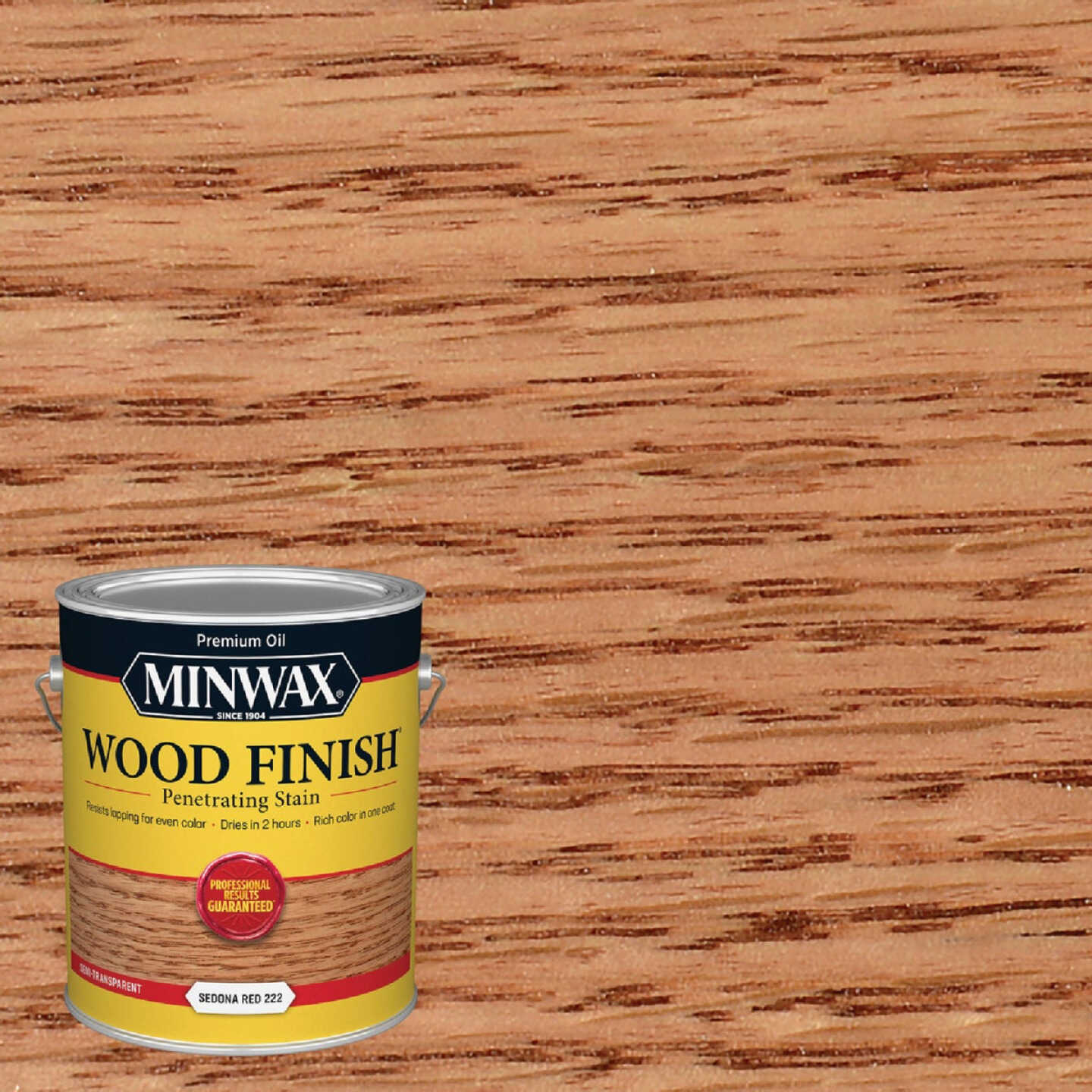 Minwax Wood Finish VOC Penetrating Stain, Sedona Red, 1 Gal. Image 1