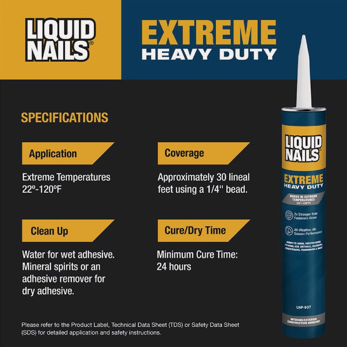 Liquid Nails 28 Oz. Extreme Heavy Duty Construction Adhesive Image 4