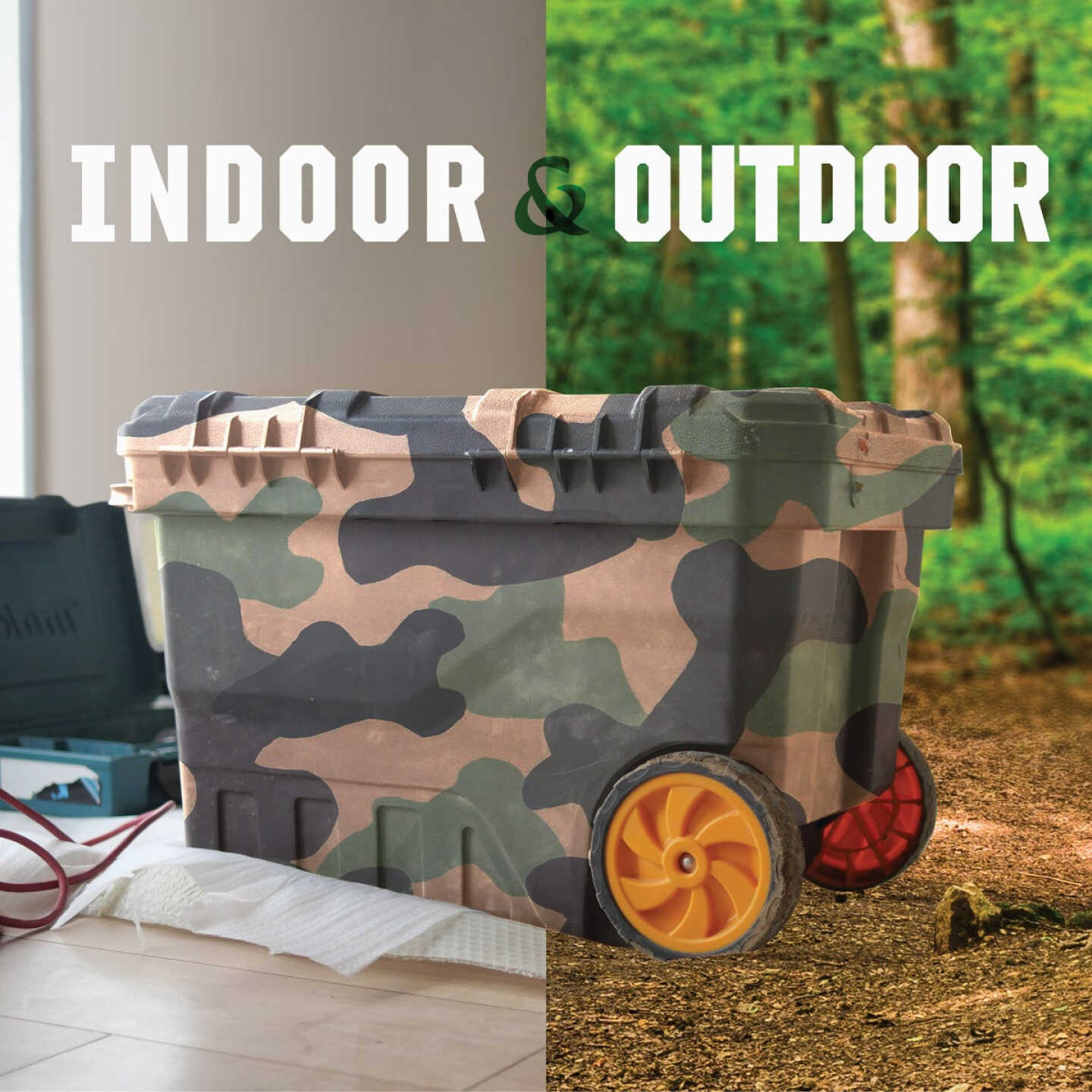 Rust-Oleum 1 Qt. Camouflage Brush Paint, Deep Forest Green Image 4