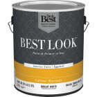 Best Look Latex Premium Paint & Primer In One Eggshell Interior Wall Paint, Bright White, 1 Gal. Image 1