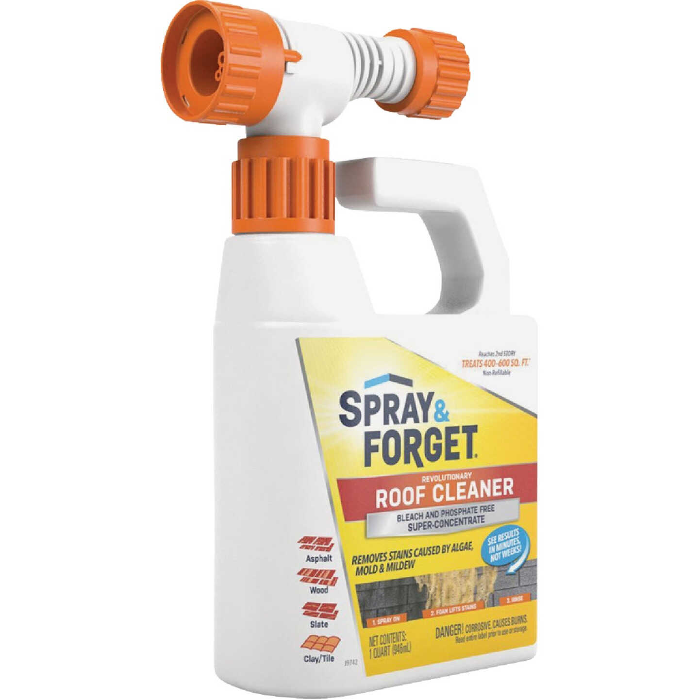 Spray & Forget 32 Oz. Revolutionary Roof Cleaner Hose End Super Concentrate Image 1