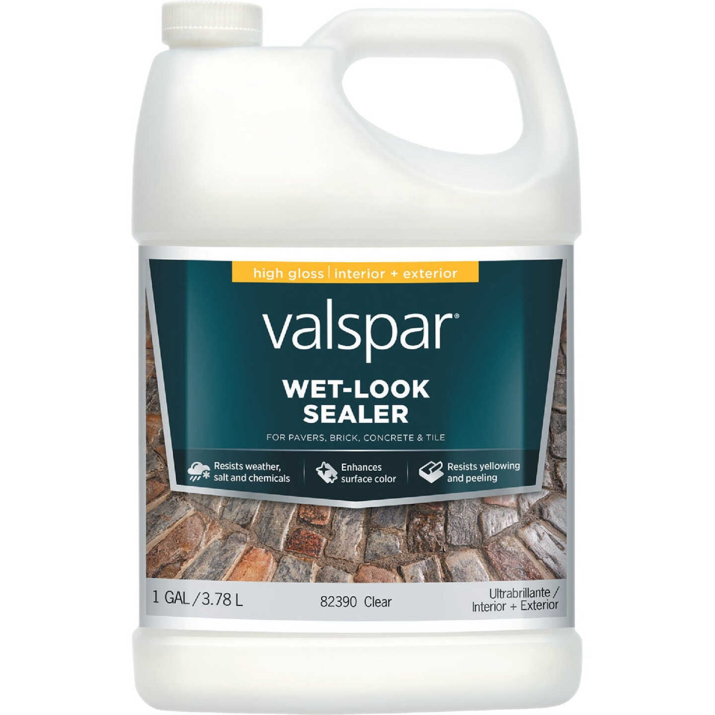Valspar Wet Look High Gloss Sealer, 1 Gal., Clear Image 1