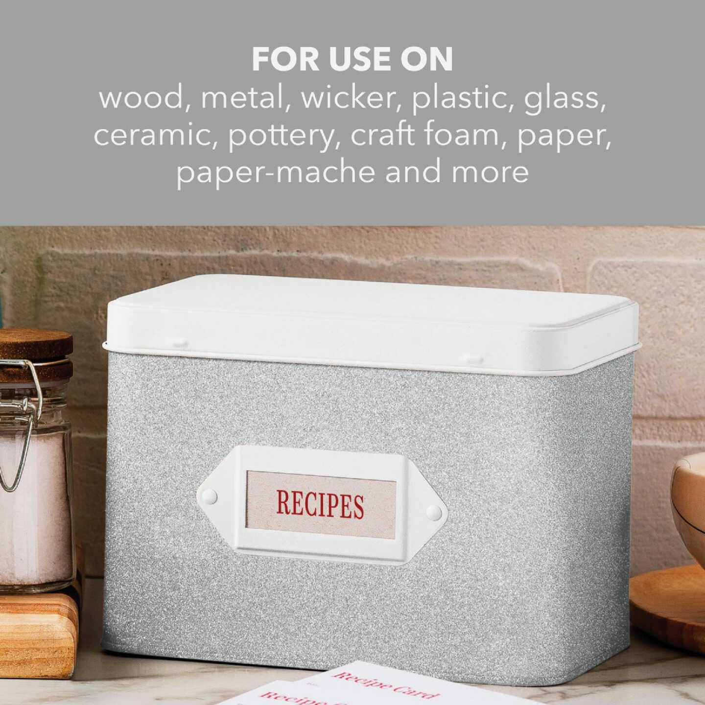 Krylon Glitter Blast 5.75 Oz. Silver Flash Spray Paint Image 4