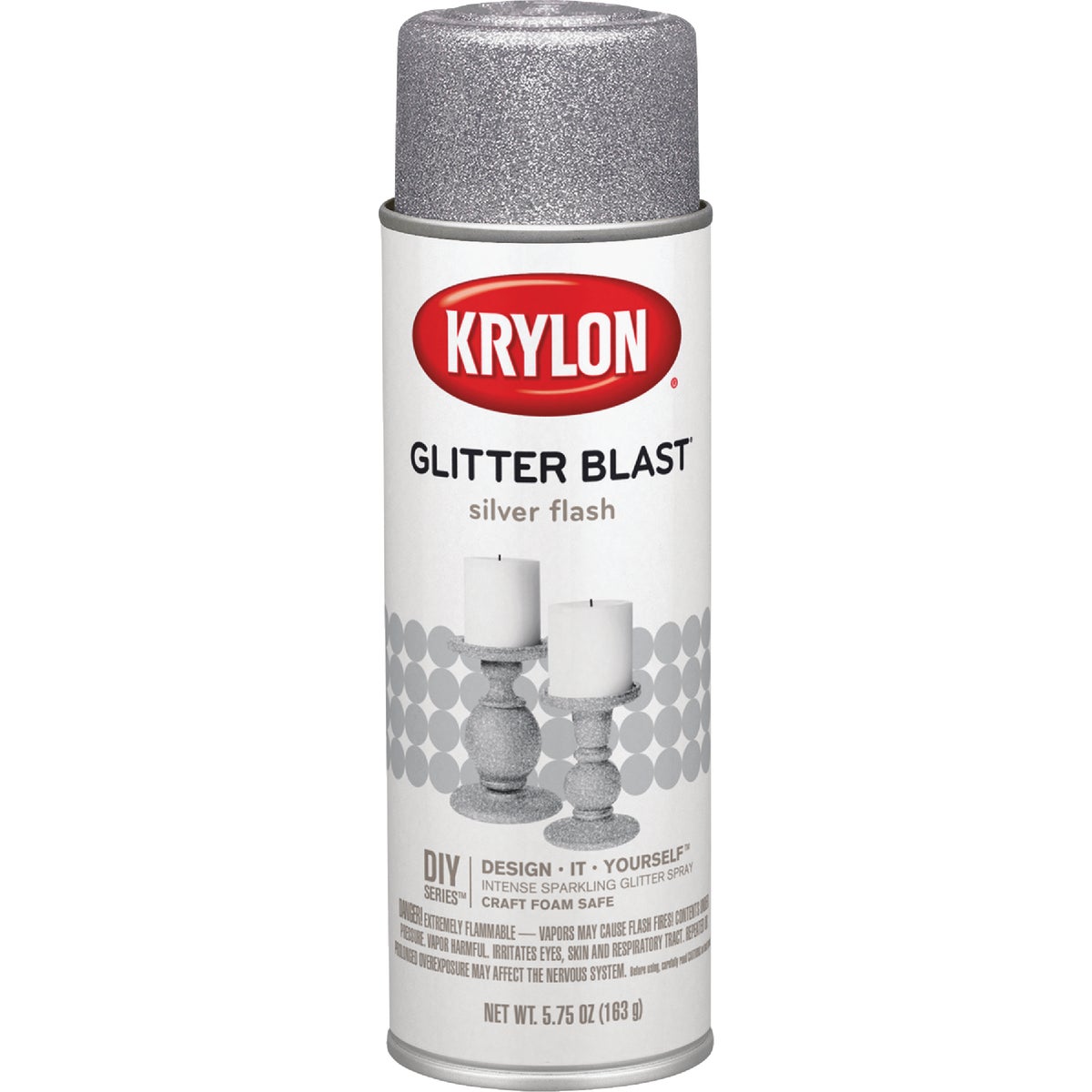 Krylon Glitter Blast 5.75 Oz. Silver Flash Spray Paint Image 7