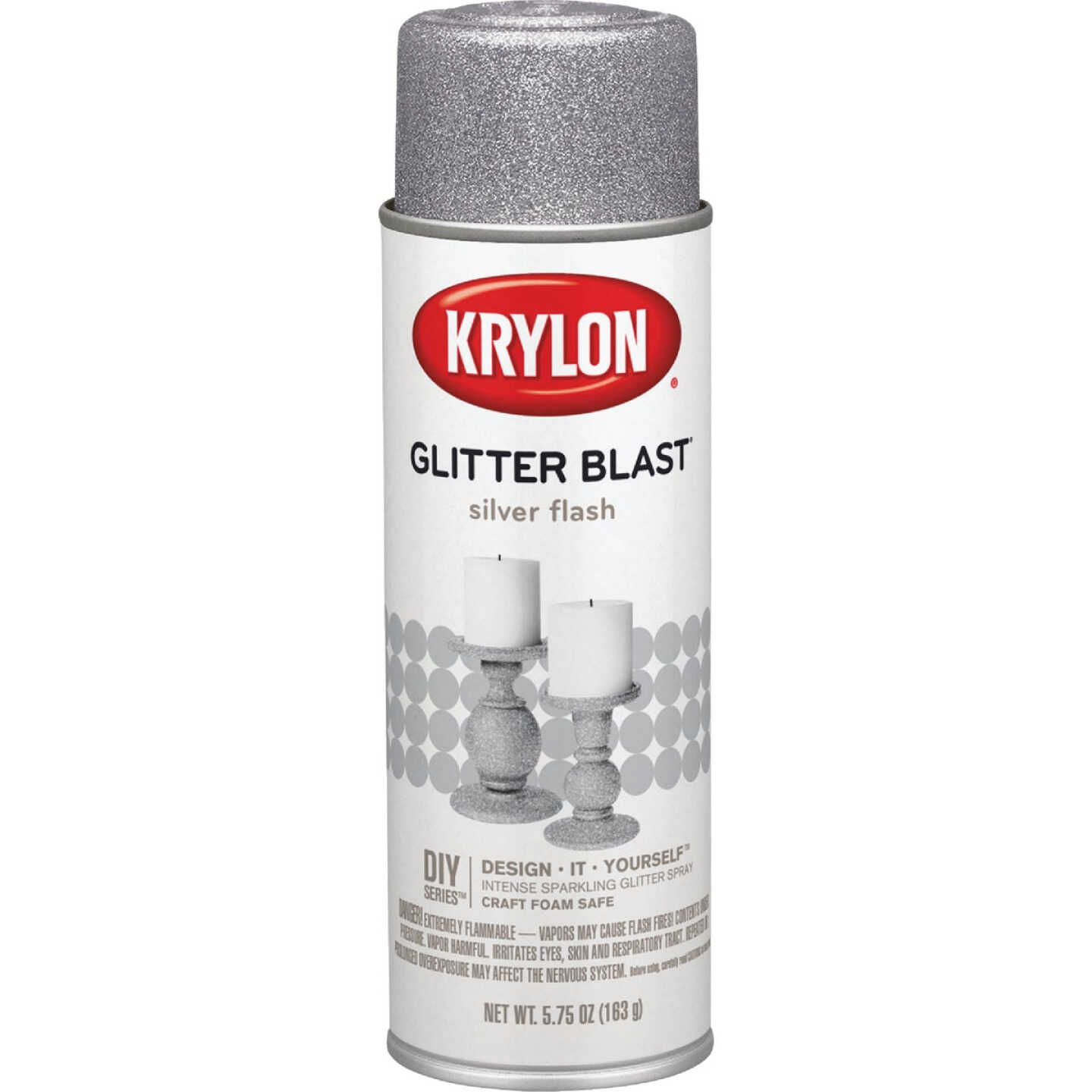 Krylon Glitter Blast 5.75 Oz. Silver Flash Spray Paint Image 7