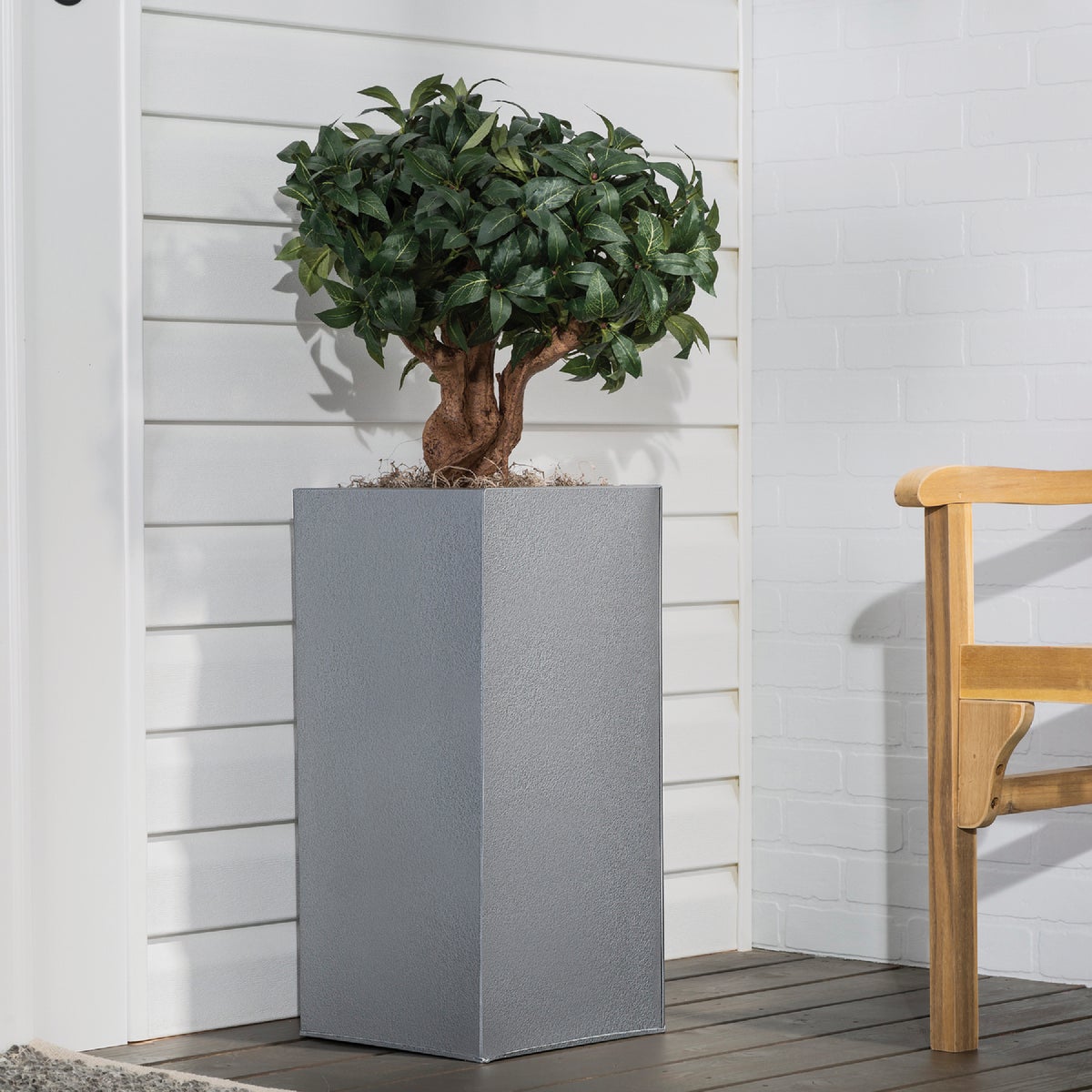 Rust-Oleum Stops Rust Silver Metallic 12 Oz. Hammered Finish Spray Paint Image 2