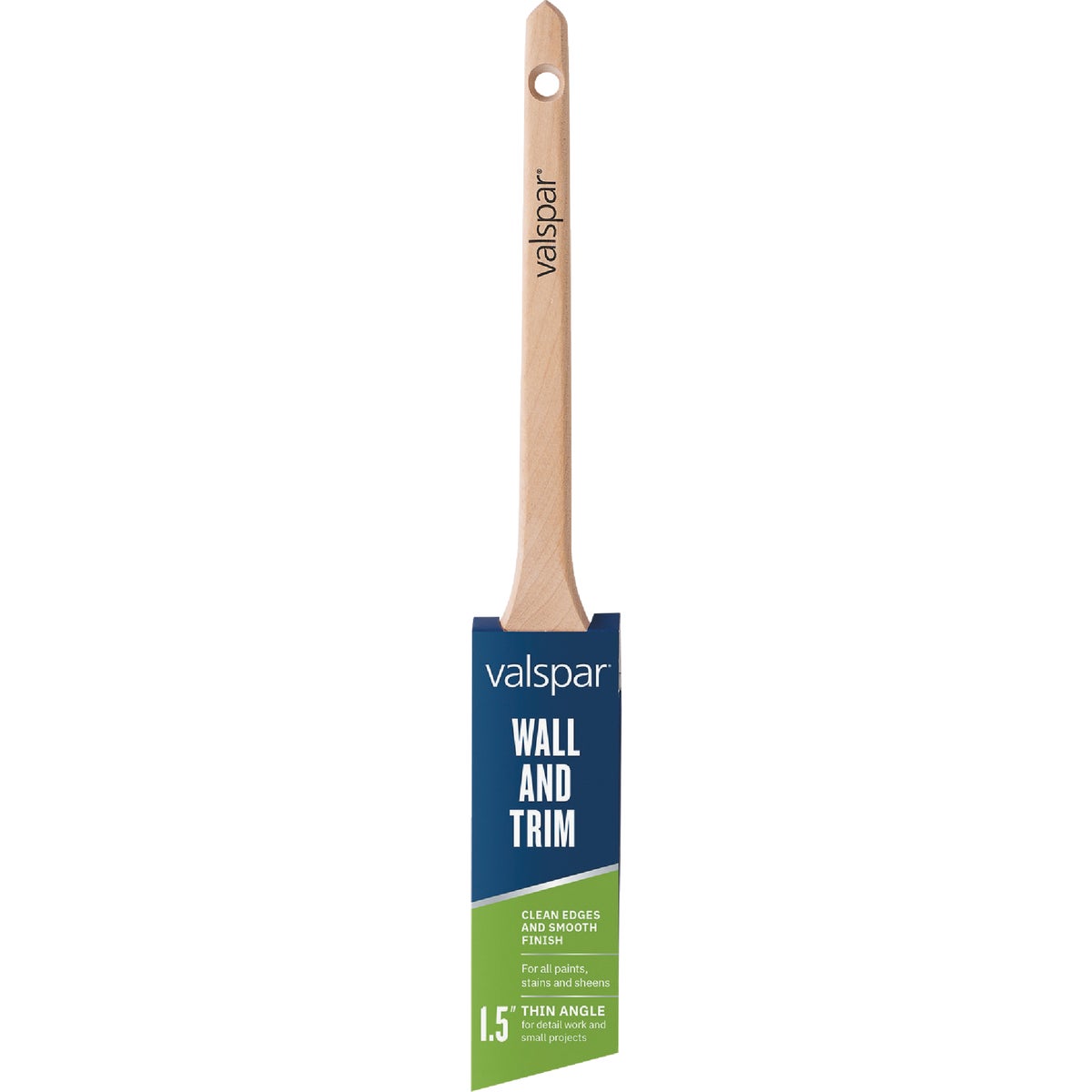 Valspar 1.5 In. Wall & Trim Thin Angle Sash Brush Image 1