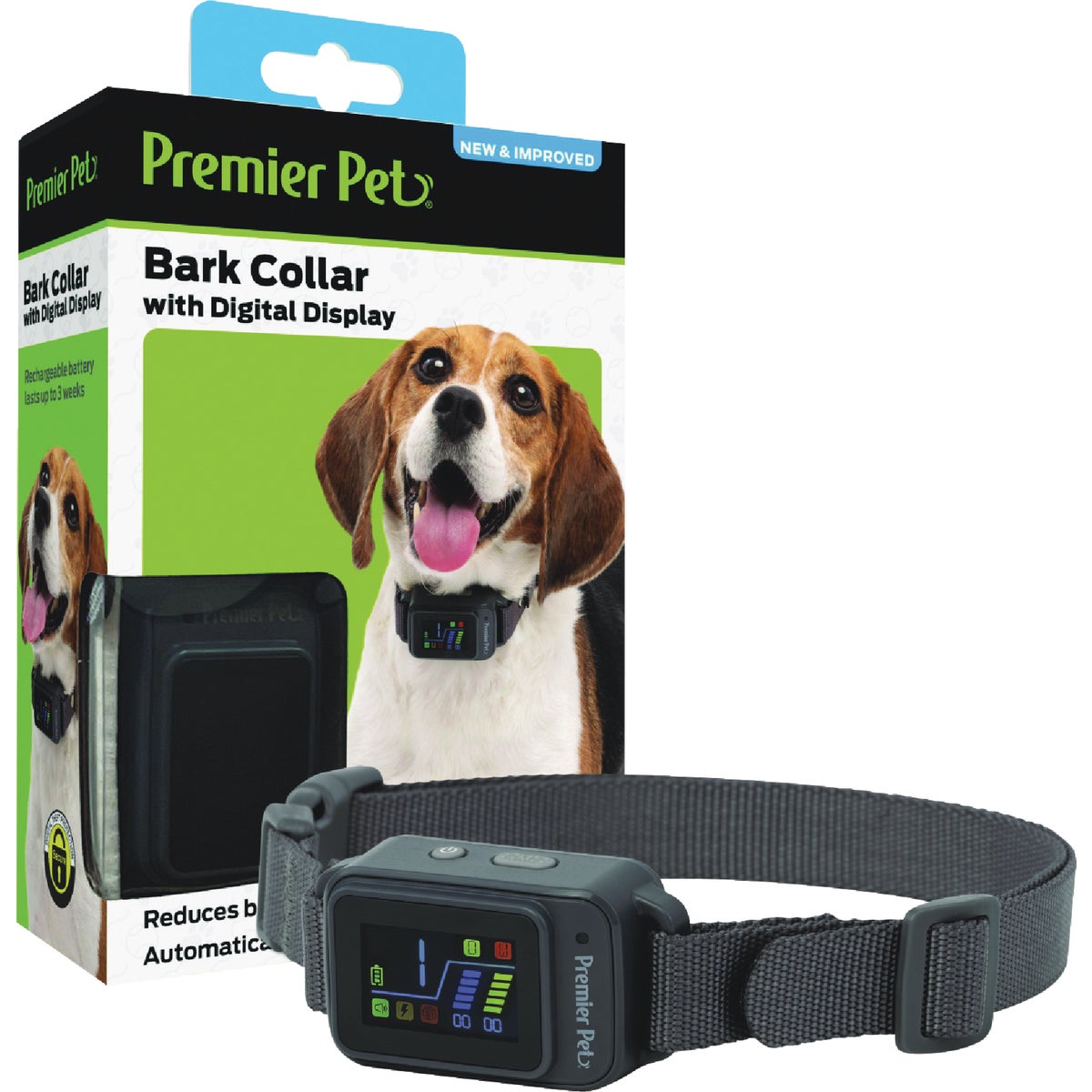 Premier Pet Bark Collar with Digital Display
