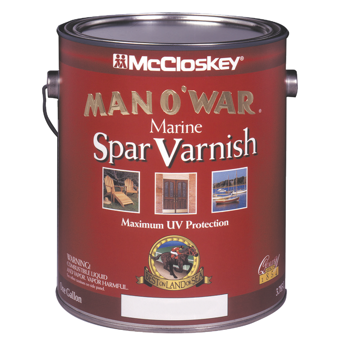 McCloskey Man O'War Semi-Gloss Marine Interior & Exterior Varnish, Gallon