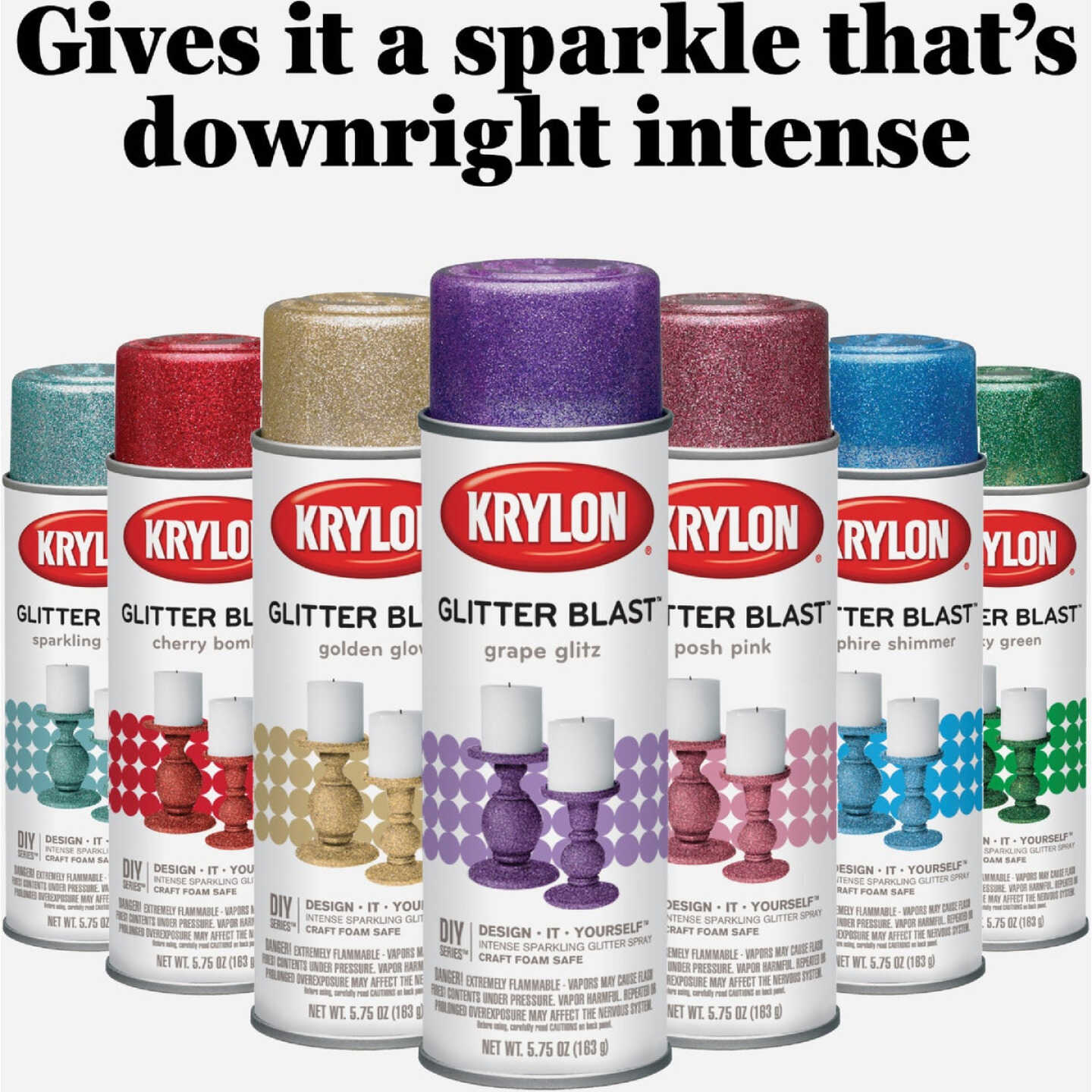 Krylon Glitter Blast 5.75 Oz. Diamond Dust Spray Paint Image 5