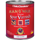 McCloskey Man O'War VOC Gloss Spar Interior & Exterior Varnish, Quart Image 1