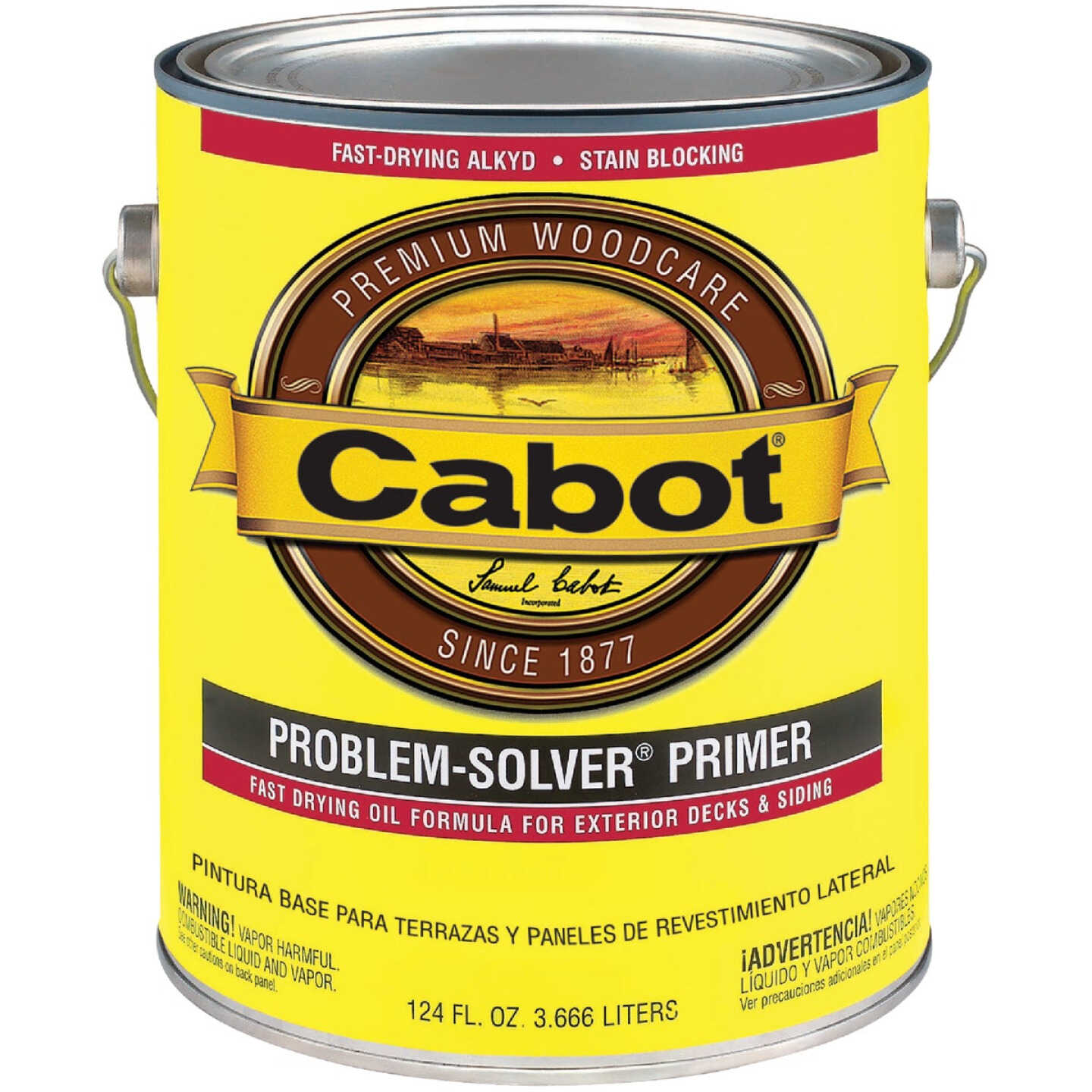 Cabot Oil Primer Low VOC, White Base, 1 Gal. Image 1