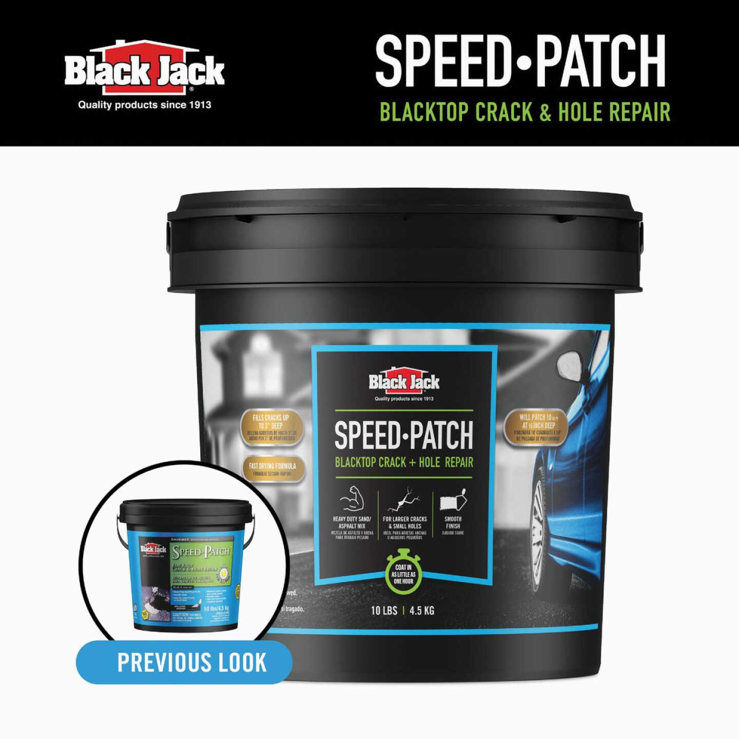 Black Jack Speed-Patch 10 Lb. Blacktop Crack and Hole Repair Image 7