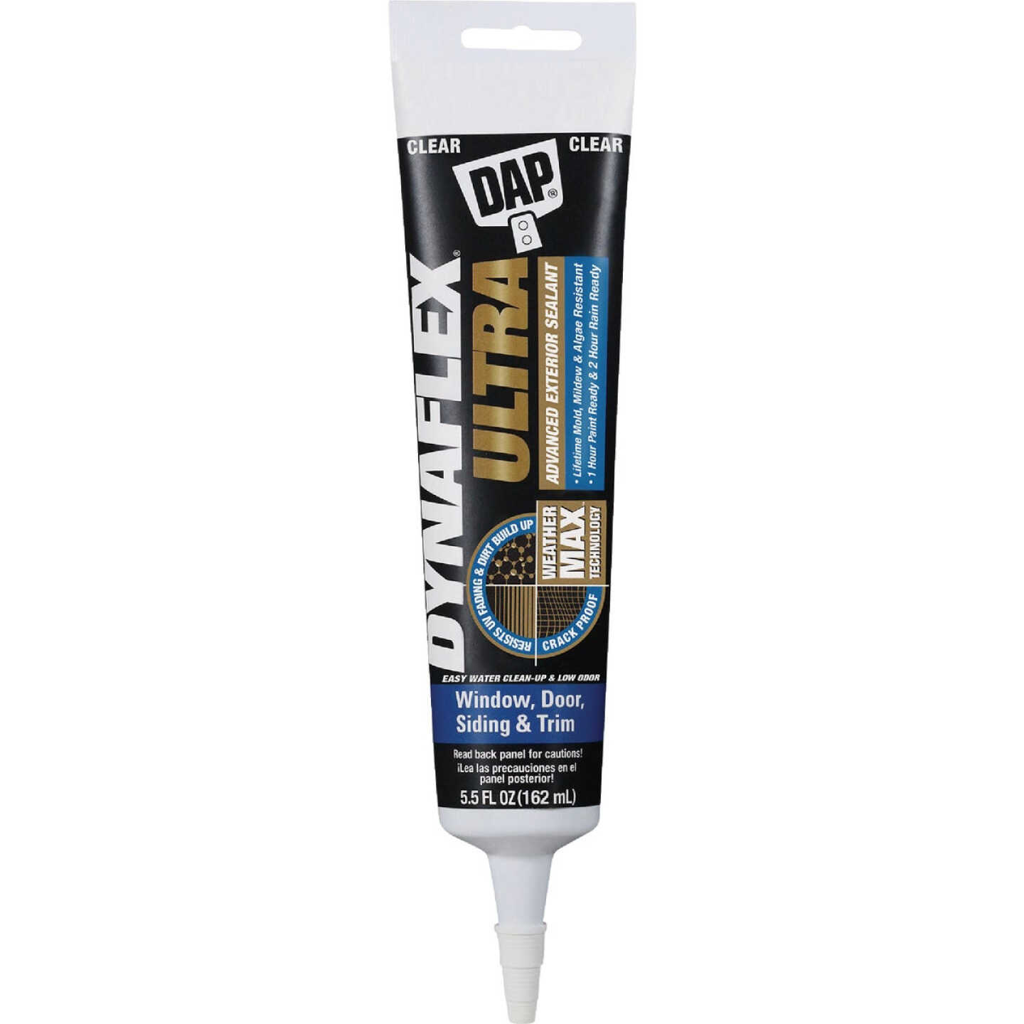 Dap Dynaflex Ultra 5.5 Oz. Clear Advanced Exterior Sealant for Window, Door & Siding Image 1