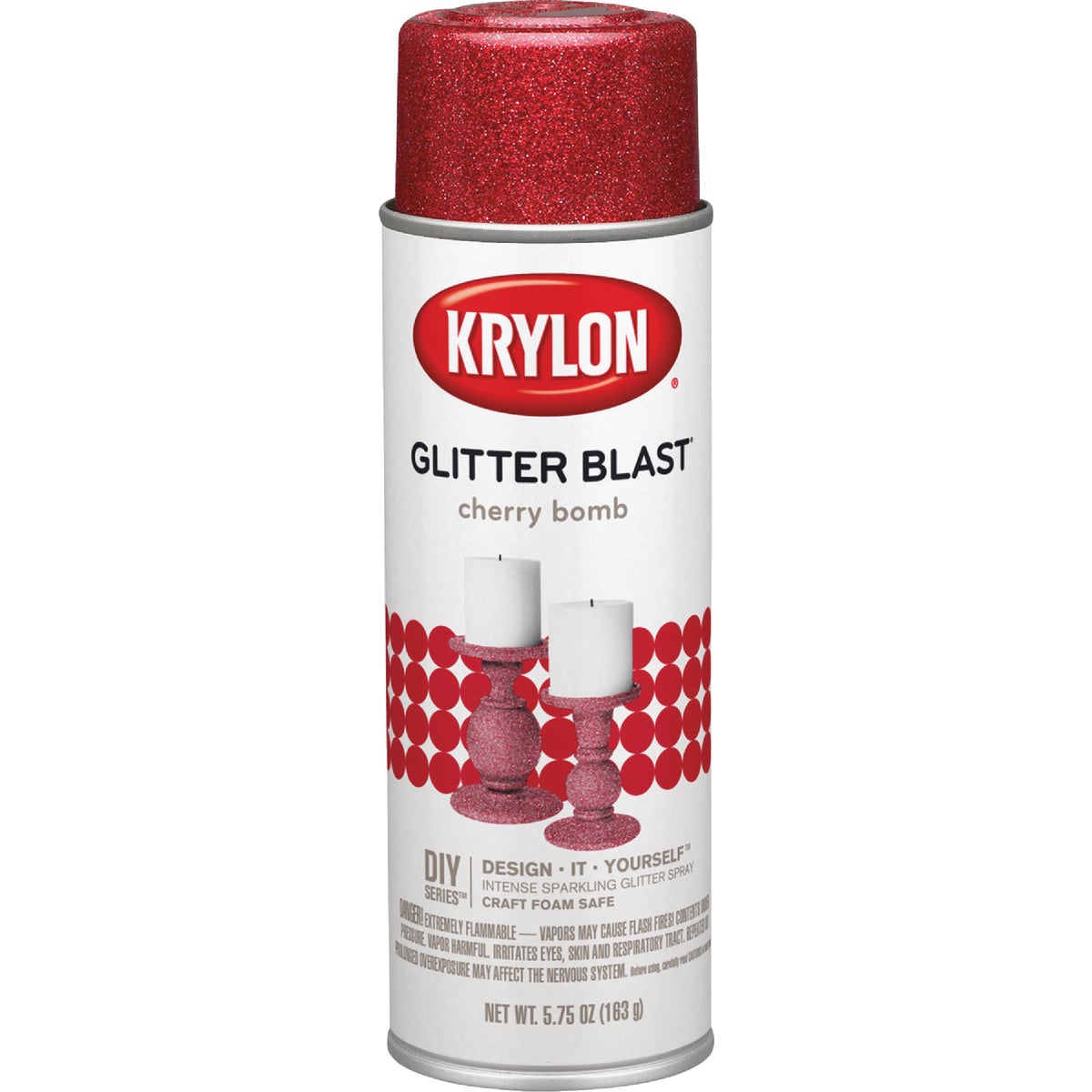 Krylon Glitter Blast 5.75 Oz. Cherry Bomb Spray Paint Image 6