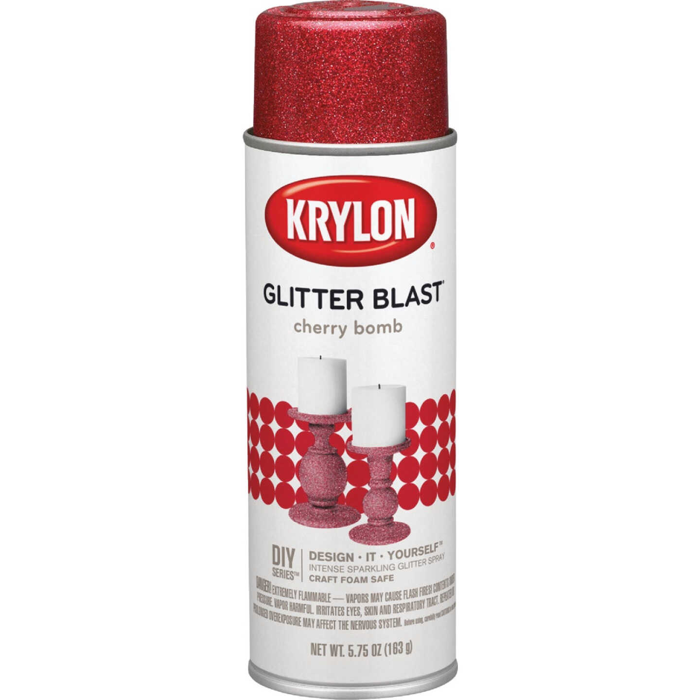 Krylon Glitter Blast 5.75 Oz. Cherry Bomb Spray Paint Image 6