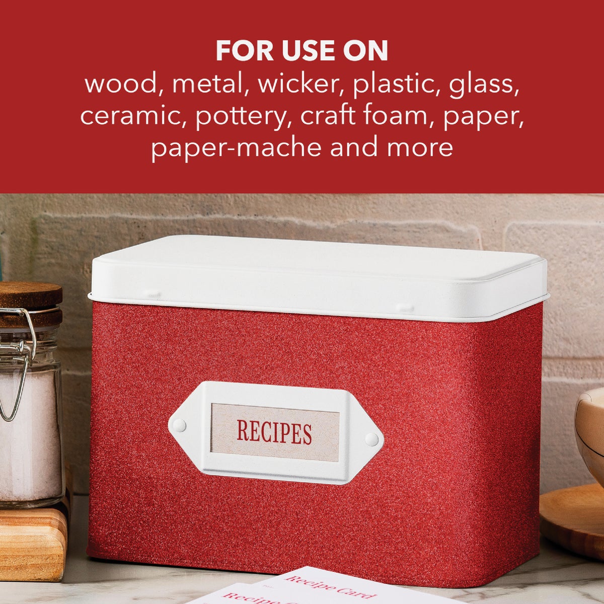 Krylon Glitter Blast 5.75 Oz. Cherry Bomb Spray Paint Image 4